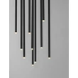 Pendul NovaLuce STILVI metal, negru, LED, 41W, 1522lm, 3000K - NL-9232153
