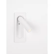 Aplica de perete incastrata NovaLuce INLITE metal, alb, LED, 3W, 3000K, 166 Lm - NL-9232219
