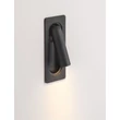 Aplica de perete incastrata NovaLuce INLITE metal, negru, LED, 3W, 3000K, 166 Lm - NL-9232220