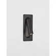 Aplica de perete incastrata NovaLuce INLITE metal, negru, LED, 3W, 3000K, 166 Lm - NL-9232220