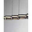 Pendul NovaLuce JAILYN metal, sticla, negru, transparent, LED, 40W, 1600lm, 3000K - NL-9236104