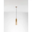 Pendul NovaLuce ZOELLA metal, sticla, auriu, chihlimbar, E27 - NL-9236211