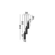 Pendul NovaLuce ZOELLA metal, sticla, auriu, chihlimbar, E27 - NL-9236212