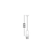 Pendul NovaLuce PARLO metal, ceramic, negru, GU10 - NL-9236214
