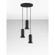 Pendul NovaLuce PARLO metal, ceramic, negru, GU10 - NL-9236217