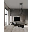 Pendul NovaLuce PARLO metal, ceramic, negru, GU10 - NL-9236218