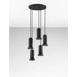 Pendul NovaLuce PARLO metal, ceramic, negru, GU10 - NL-9236218