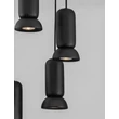 Pendul NovaLuce PARLO metal, ceramic, negru, GU10 - NL-9236218