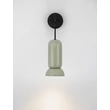Aplica de perete NovaLuce PARLO metal, ceramic, negru, verde,  GU10 - NL-9236221
