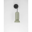 Aplica de perete NovaLuce PARLO metal, ceramic, negru, verde,  GU10 - NL-9236221