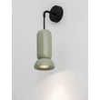 Aplica de perete NovaLuce PARLO metal, ceramic, negru, verde,  GU10 - NL-9236221