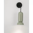 Aplica de perete NovaLuce PARLO metal, ceramic, negru, verde,  GU10 - NL-9236221