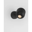 Aplica de perete NovaLuce MARLIN metal, negru, GU10 - NL-9236222