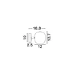 Aplica de perete NovaLuce MARLIN metal, negru, GU10 - NL-9236222