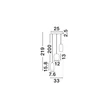 Pendul NovaLuce MARLIN metal, negru, maro, verde, GU10 - NL-9236223