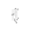 Pendul NovaLuce MARLIN metal, negru, maro, verde, GU10 - NL-9236224