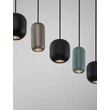 Pendul NovaLuce MARLIN metal, negru, maro, verde, GU10 - NL-9236225