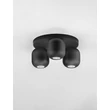 Plafoniera NovaLuce MARLIN metal, negru, GU10 - NL-9236227