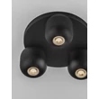 Plafoniera NovaLuce MARLIN metal, negru, GU10 - NL-9236227