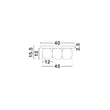 Plafoniera NovaLuce MARLIN metal, negru, GU10 - NL-9236228