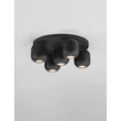 Plafoniera NovaLuce MARLIN metal, negru, GU10 - NL-9236228