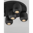 Plafoniera NovaLuce MARLIN metal, negru, GU10 - NL-9236228