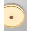 Plafoniera NovaLuce HELIOS metal, acril, negru, sampanie, LED, 22W, 3000K, 1320 Lm - NL-9236230