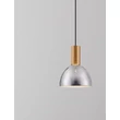 Pendul NovaLuce VOI metal, sticla, auriu, fumuriu, LED, 8W, 239lm, 3000K - NL-9236304