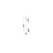 Pendul NovaLuce VOI metal, sticla, auriu, fumuriu, LED, 8W, 182lm, 3000K - NL-9236305