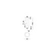 Pendul NovaLuce VOI metal, sticla, auriu, fumuriu, LED, 24W, 720lm, 3000K - NL-9236306