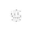 Pendul NovaLuce VOI metal, sticla, auriu, fumuriu, LED, 32W, 960lm, 3000K - NL-9236307