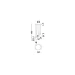 Pendul NovaLuce VOI metal, sticla, auriu, fumuriu, LED, 48W, 1440lm, 3000K - NL-9236308