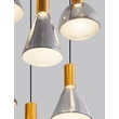 Pendul NovaLuce VOI metal, sticla, auriu, fumuriu, LED, 48W, 1440lm, 3000K - NL-9236308