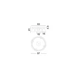 Plafoniera NovaLuce VOI metal, sticla, auriu, fumuriu, LED, 40W, 1200lm, 3000K - NL-9236310