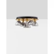 Plafoniera NovaLuce VOI metal, sticla, auriu, fumuriu, LED, 40W, 1200lm, 3000K - NL-9236310