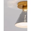 Plafoniera NovaLuce VOI metal, sticla, auriu, fumuriu, LED, 8W, 239lm, 3000K - NL-9236311