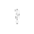 Pendul NovaLuce MAHO metal, sticla, alama, fumuriu, E27 - NL-9236314