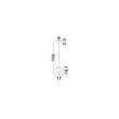 Pendul NovaLuce ABBACUS metal, sticla, negru, fumuriu, E27 - NL-9236316