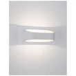 Aplica de perete exterioara NovaLuce Mile metal, sticla, alb, LED, 3000K, 9W, 475lm, IP54 - NL-9257871