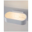 Aplica de perete exterioara NovaLuce Mile metal, sticla, alb, LED, 3000K, 9W, 475lm, IP54 - NL-9257871