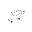 Aplica de perete exterioara NovaLuce Mile metal, sticla, alb, LED, 3000K, 9W, 475lm, IP54 - NL-9257871