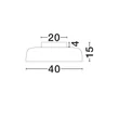 Plafoniera NovaLuce NOELIA metal, acril, crem, LED, 27W, 2700K, 1224 Lm - NL-9268014