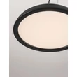 Pendul NovaLuce FELICIA metal, acril, negru, LED, 25W, 3000K, 1765 Lm - NL-9268038