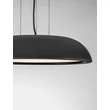 Pendul NovaLuce FELICIA metal, acril, negru, LED, 25W, 3000K, 1765 Lm - NL-9268038