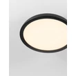 Plafoniera NovaLuce FELICIA metal, acril, negru, alb, LED, 25W, 3000K, 1765 Lm - NL-9268044