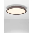 Plafoniera NovaLuce FELICIA metal, acril, maro, alb, LED, 25W, 3000K, 3051 Lm - NL-9268047
