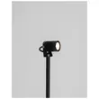 Lampadar exterior NovaLuce Fend metal, sticla, negru, LED, 3000K, 5W, 378lm, IP65 - NL-9271433
