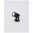 Decor exterior NovaLuce Fend metal, sticla, negru, LED, 3000K, 10W, 742lm, IP65 - NL-9271491