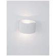 Aplica de perete exterioara NovaLuce Chez metal, sticla, alb, LED, 3000K, 2x5W, 560lm, IP54 - NL-9292211