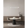 Pendul NovaLuce DUSSA metal, alb, LED, 52W, 3045lm, 3000K - NL-9345690